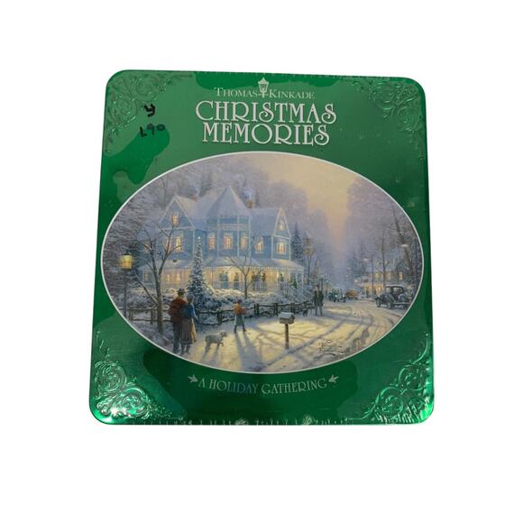 New Sealed 3 CD Tin 50 All-Time Christmas Favorites Thomas Kincade Postcards - Picture 1 of 6